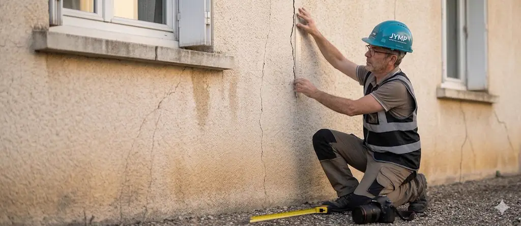 Expertise fissures maison & bâtiment — JYMP Expertises Construction